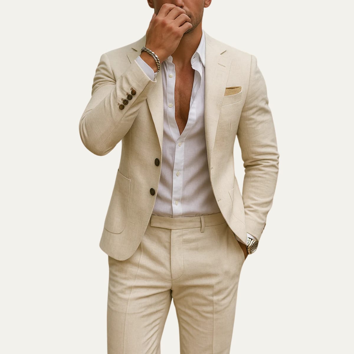 Men's Slim Fit Wedding Suit | Brychan_4