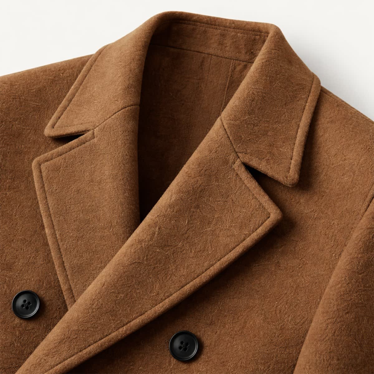 Men's Double Breasted Long Coat | Llewelyn_4
