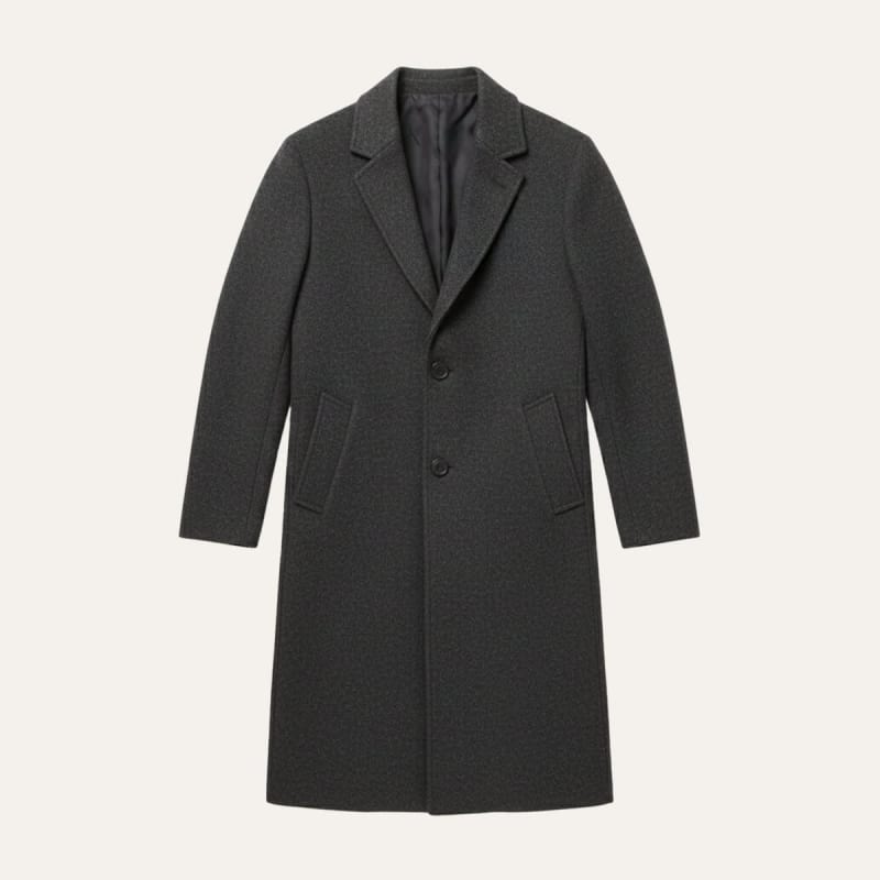 Men's Cotton Blend Longline Coat | Leigh_1