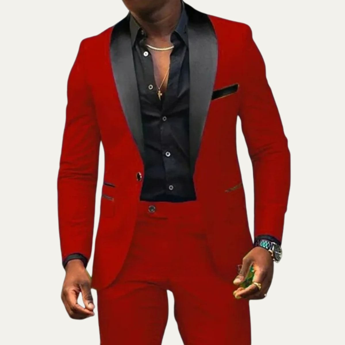 Men's Shawl Lapel Two-Piece Suit | Caerwyn_3