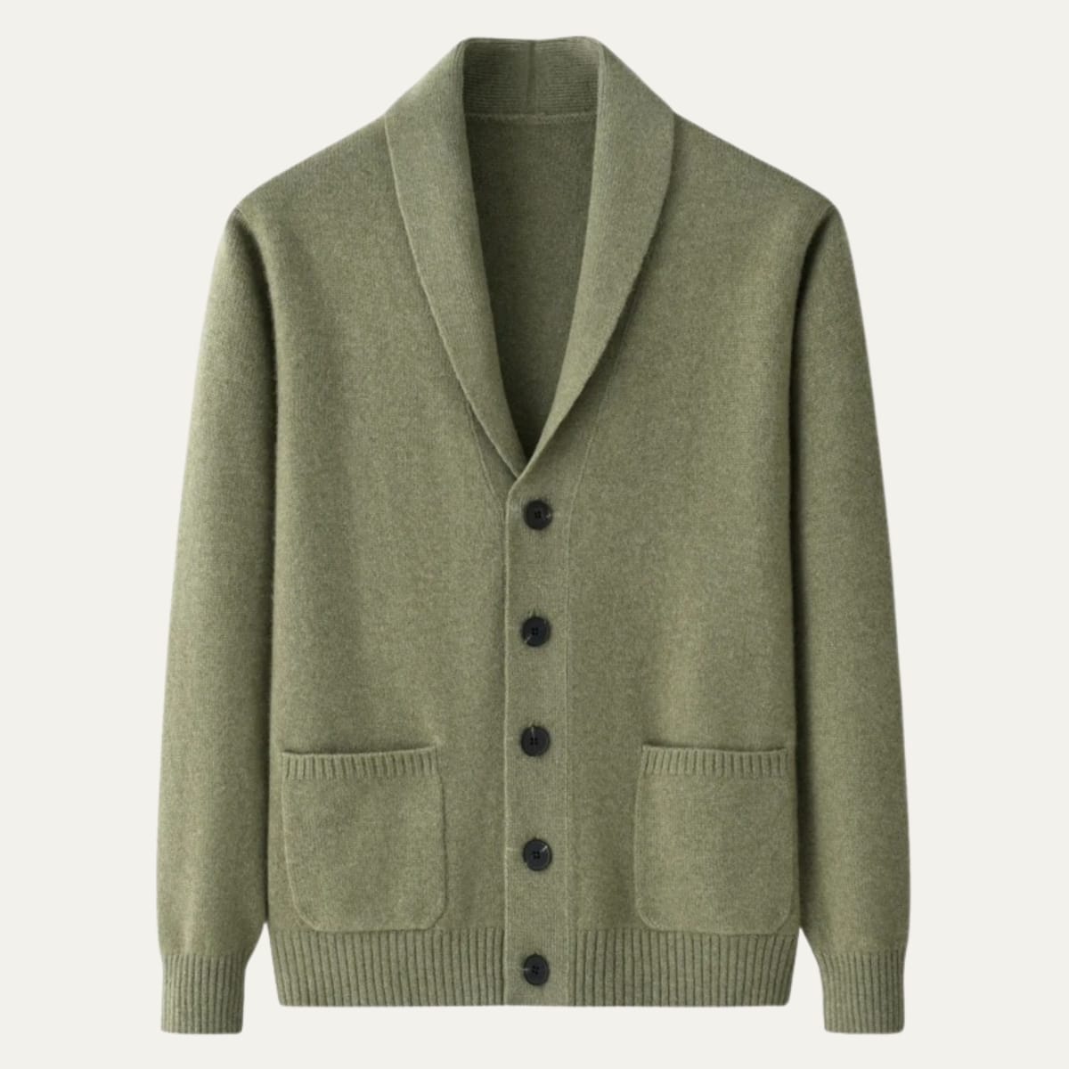 Men's Cashmere Shawl Collar Cardigan | Lucian_5