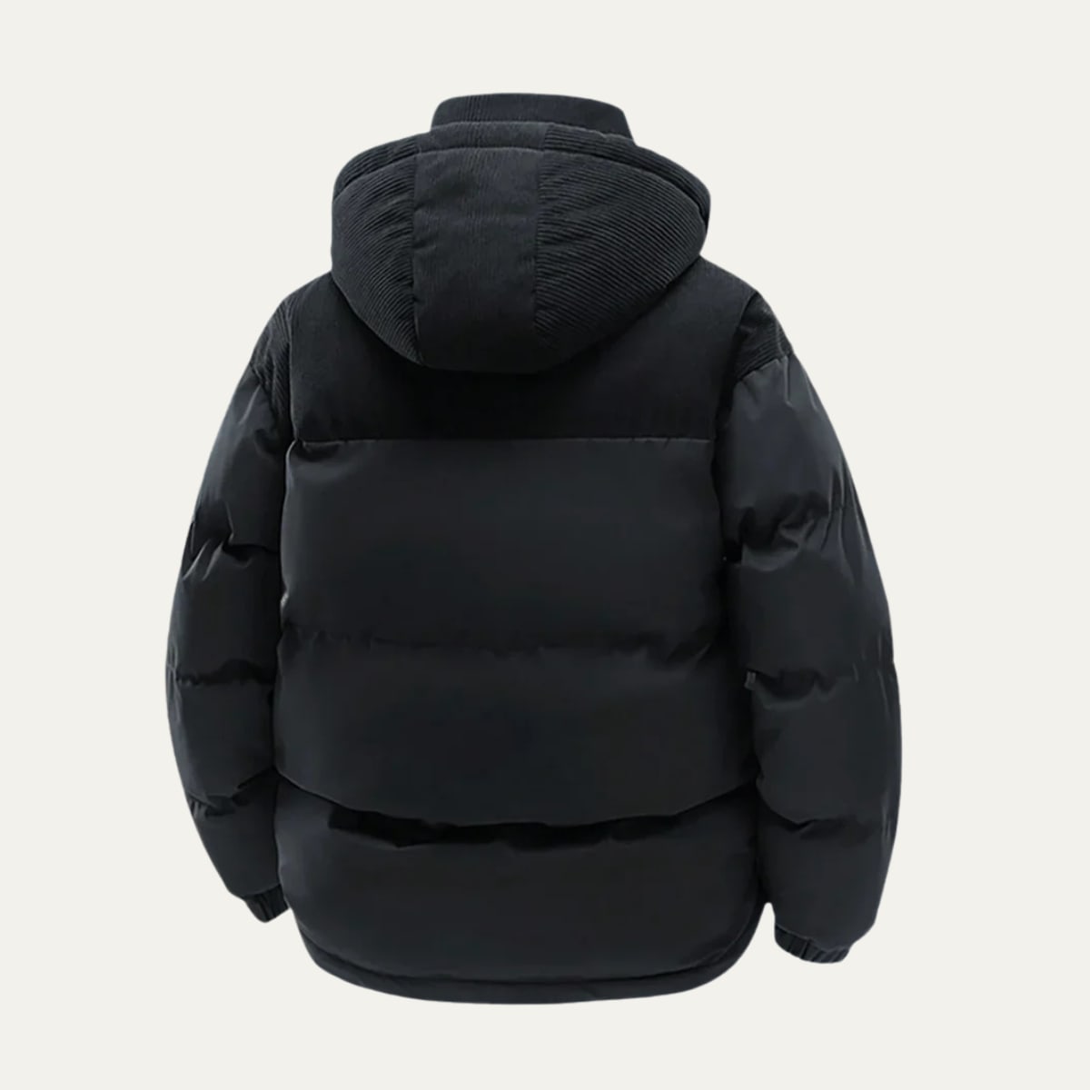Men's Corduroy Trim Puffer Jacket | Jeremy_6
