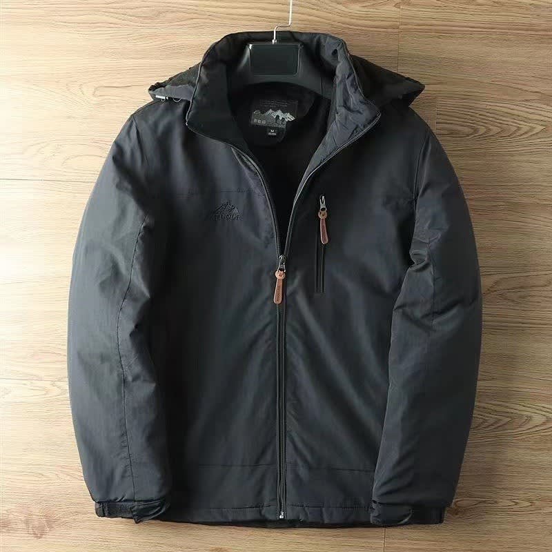 Men's Water Resistant Hooded Jacket | Theodore_3