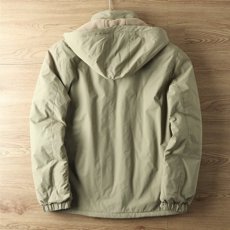 Men's Water Resistant Hooded Jacket | Theodore_7