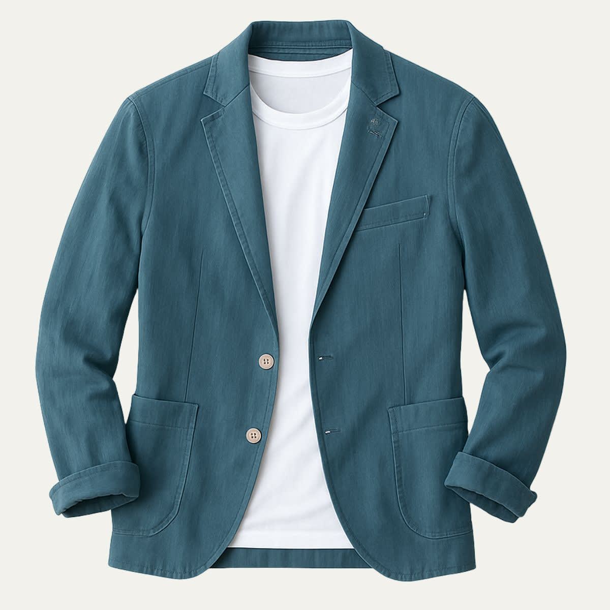 Men's Lightweight Linen Blazer | Uilleam_9