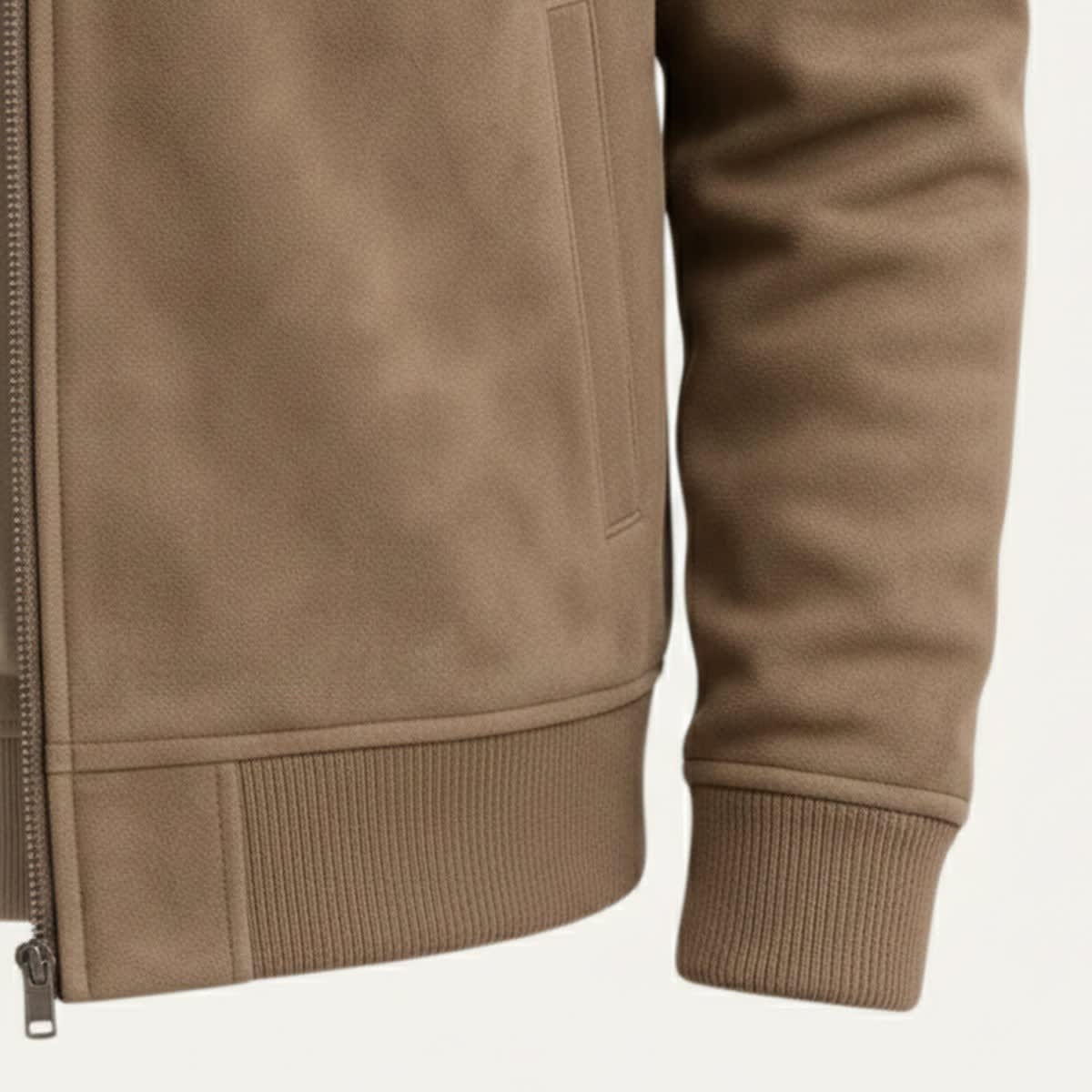 Men's Faux Suede Bomber Jacket | Lewis_4