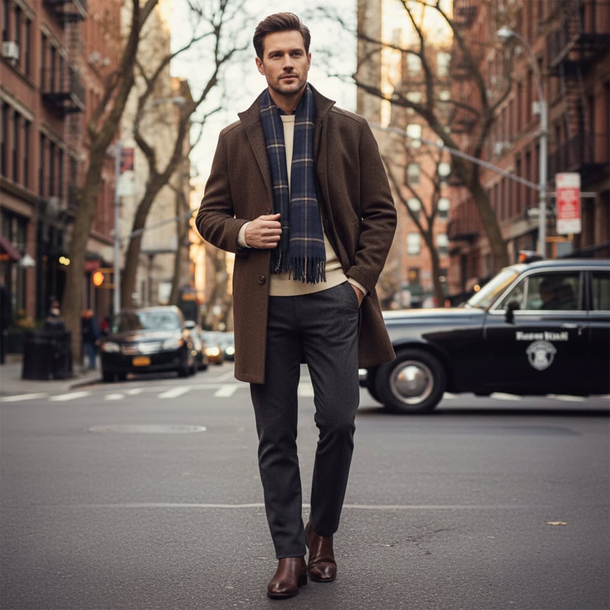Men's Wool Blend Winter Coat | Laurence_11