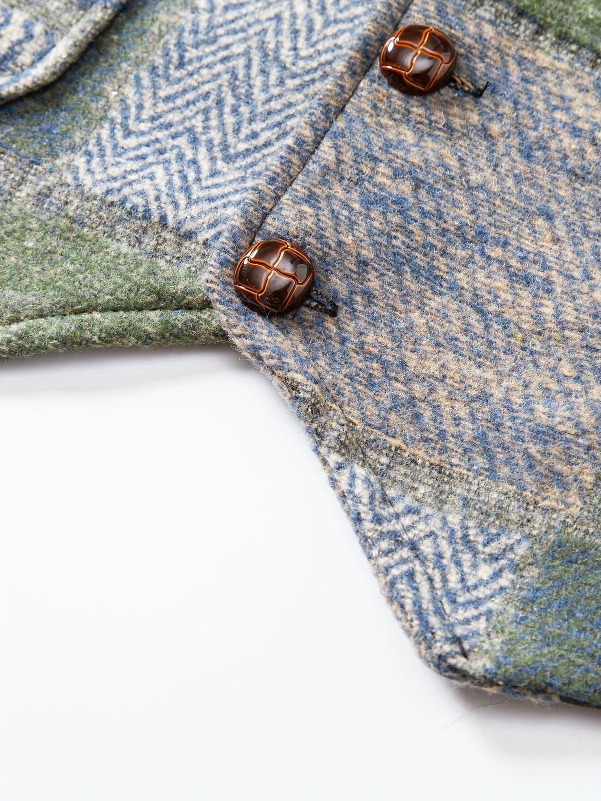 Men's Patchwork Tweed Waistcoat | Constantine_19