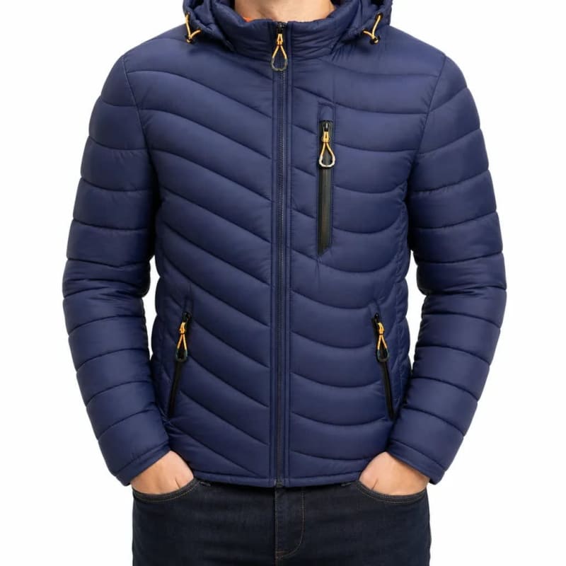 Men's Quilted Hooded Puffer Jacket | Charlie_1