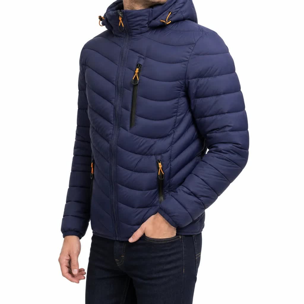 Men's Quilted Hooded Puffer Jacket | Charlie_2