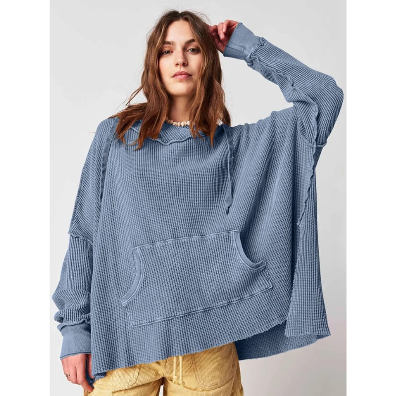 Women's Oversized Waffle Knit Jumper | Gracie_2