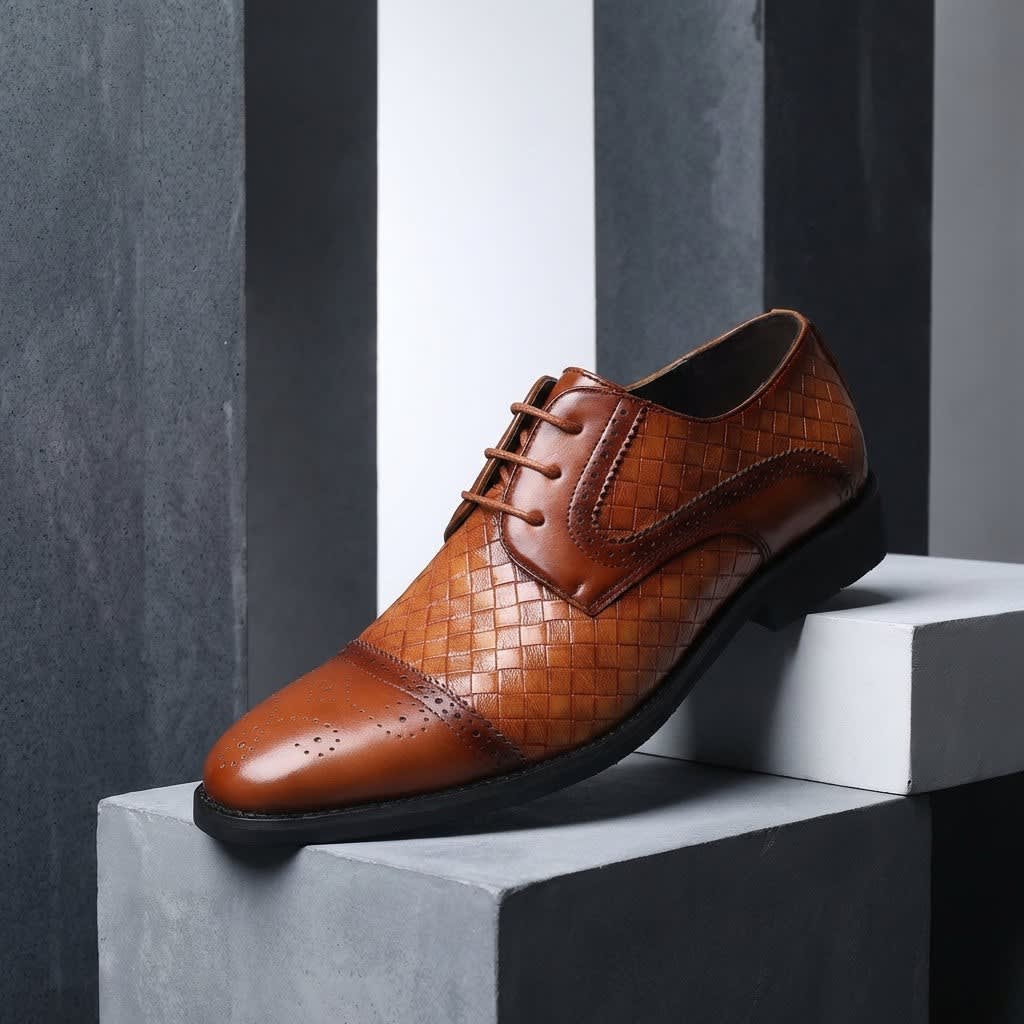 Men's Italian Leather Brogue Shoes | Phelan_10