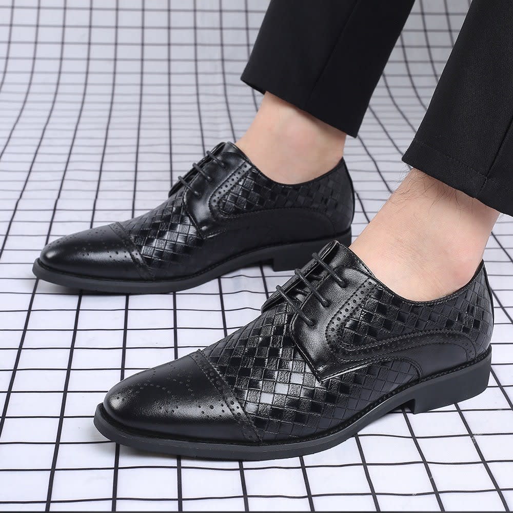 Men's Italian Leather Brogue Shoes | Phelan_7