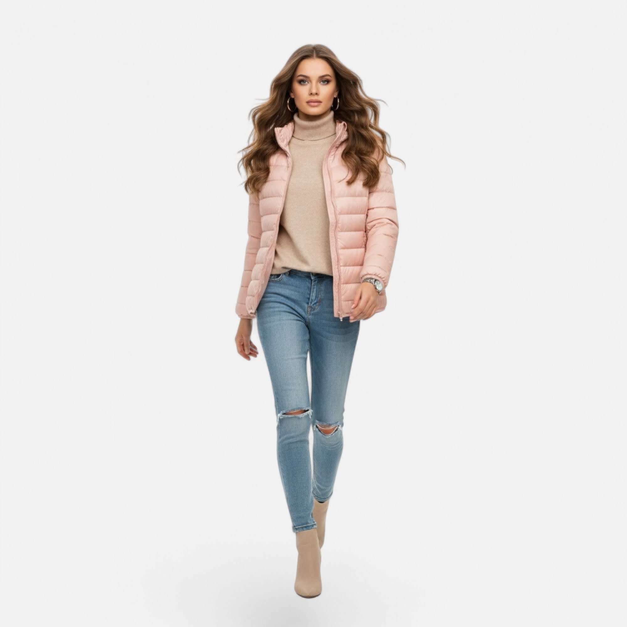 Women's Down Filled Hooded Jacket | Eliza_2
