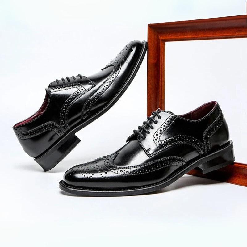 Men's Leather Wingtip Brogue Shoes | Gruffydd_2
