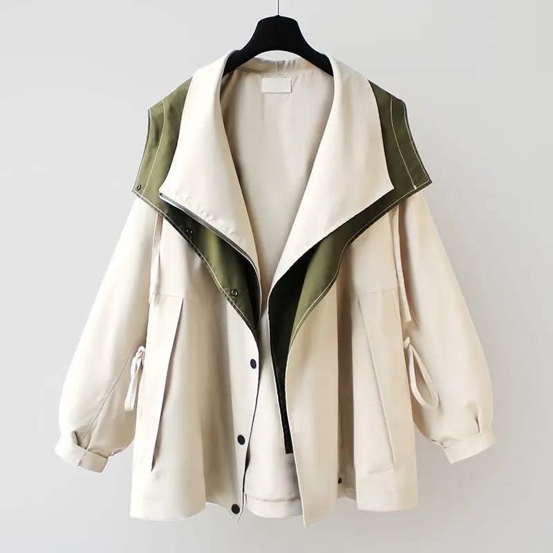 Women's Water-Resistant Oversized Trench Coat | Katie_3