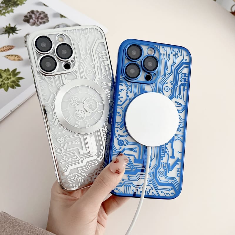 Men's Circuit Board MagSafe iPhone Case | Jason_1