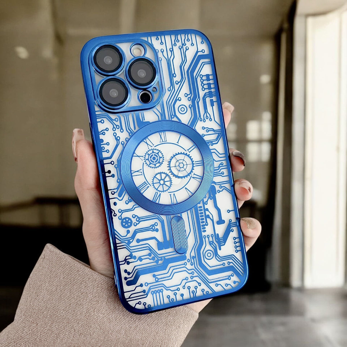 Men's Circuit Board MagSafe iPhone Case | Jason_4