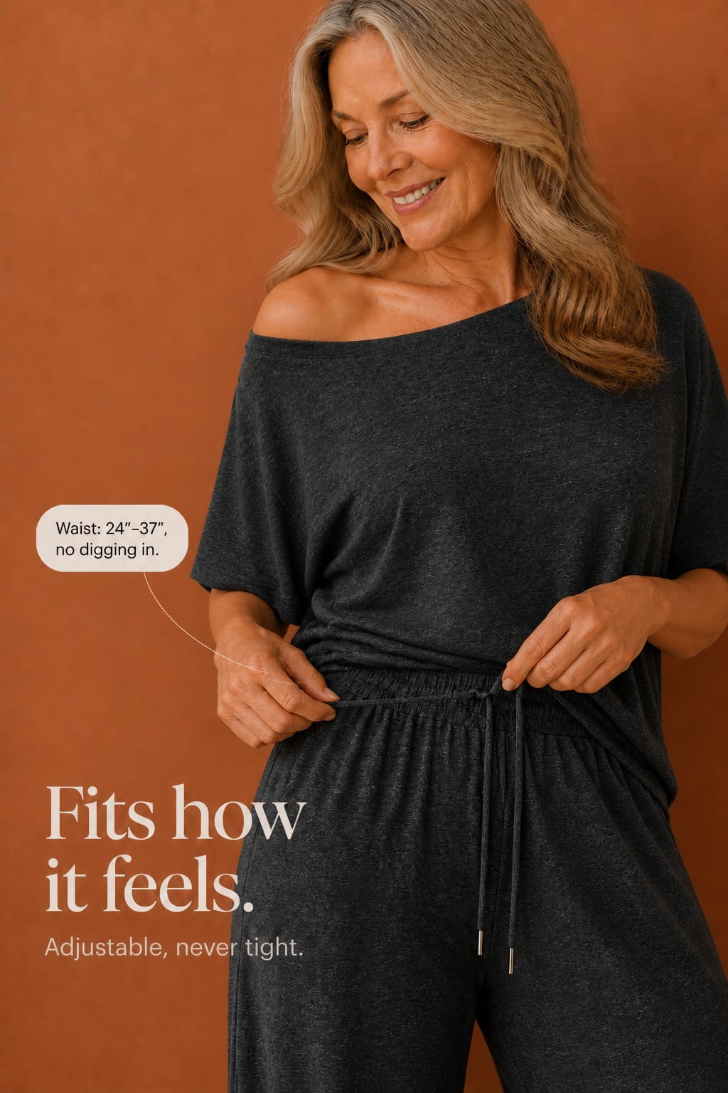 Women's Off-Shoulder Wide Leg Co-ord Set | Lorraine_8