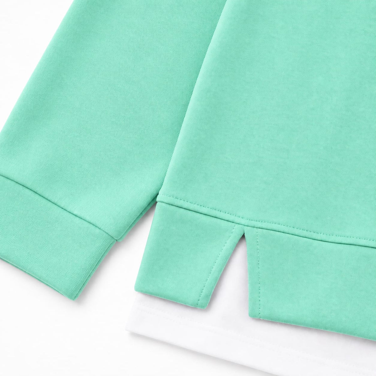 Women's Side Slit Sweatshirt Jogger Set | Sonia_6