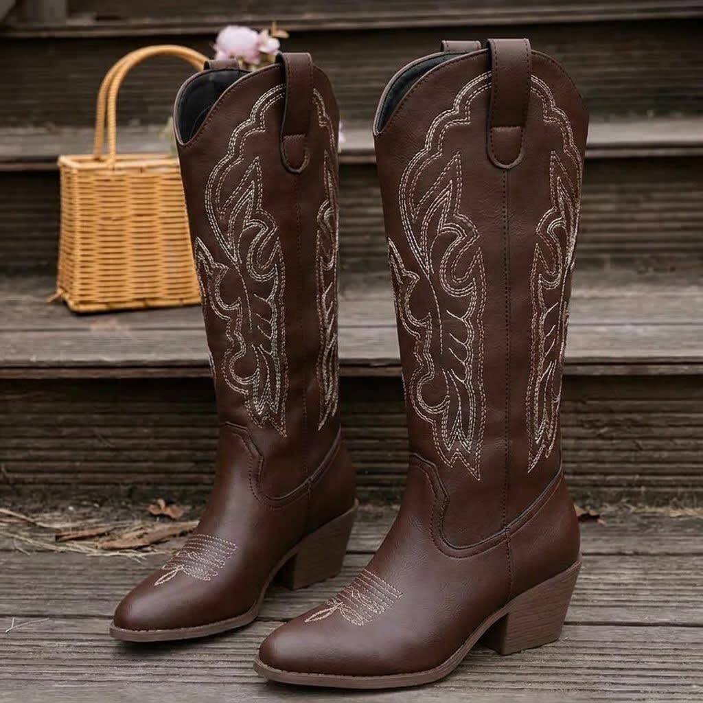 Women's Embroidered Western Boots | Eilidh_5