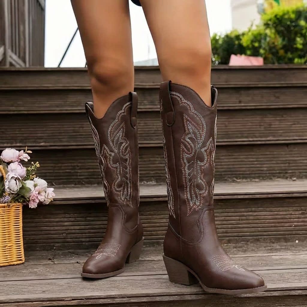 Women's Embroidered Western Boots | Eilidh_6