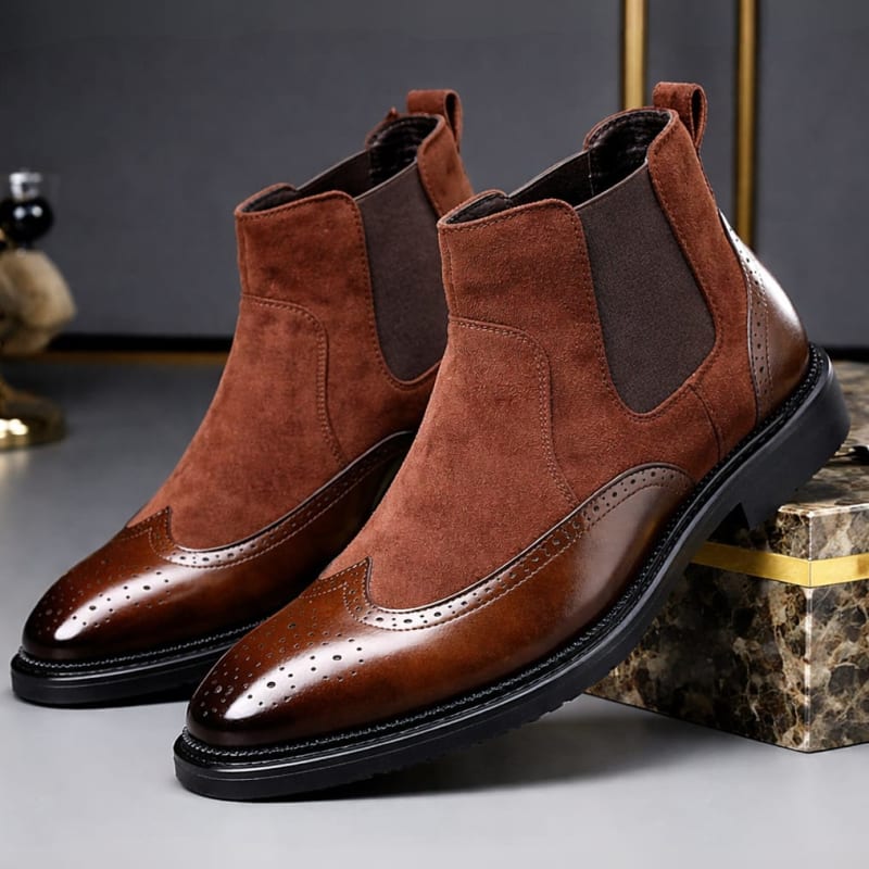 Men's Suede Chelsea Boots | Isaiah_1