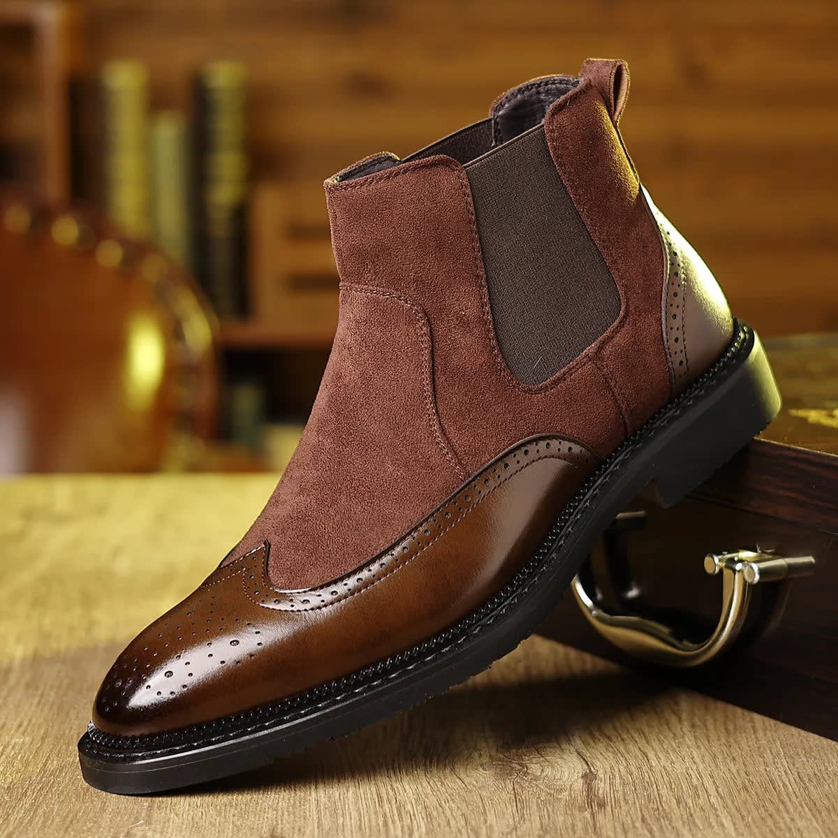 Men's Suede Chelsea Boots | Isaiah_4