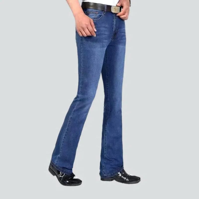 Men's Whiskered Bootcut Jeans | Alistair_1