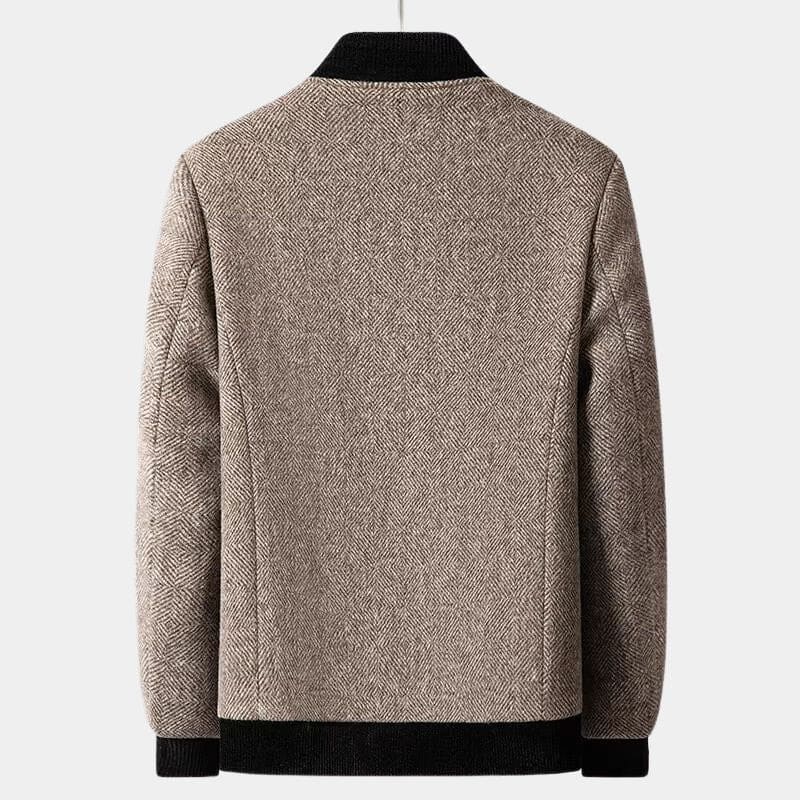 Men's Herringbone Wool Jacket | Nathaniel_2