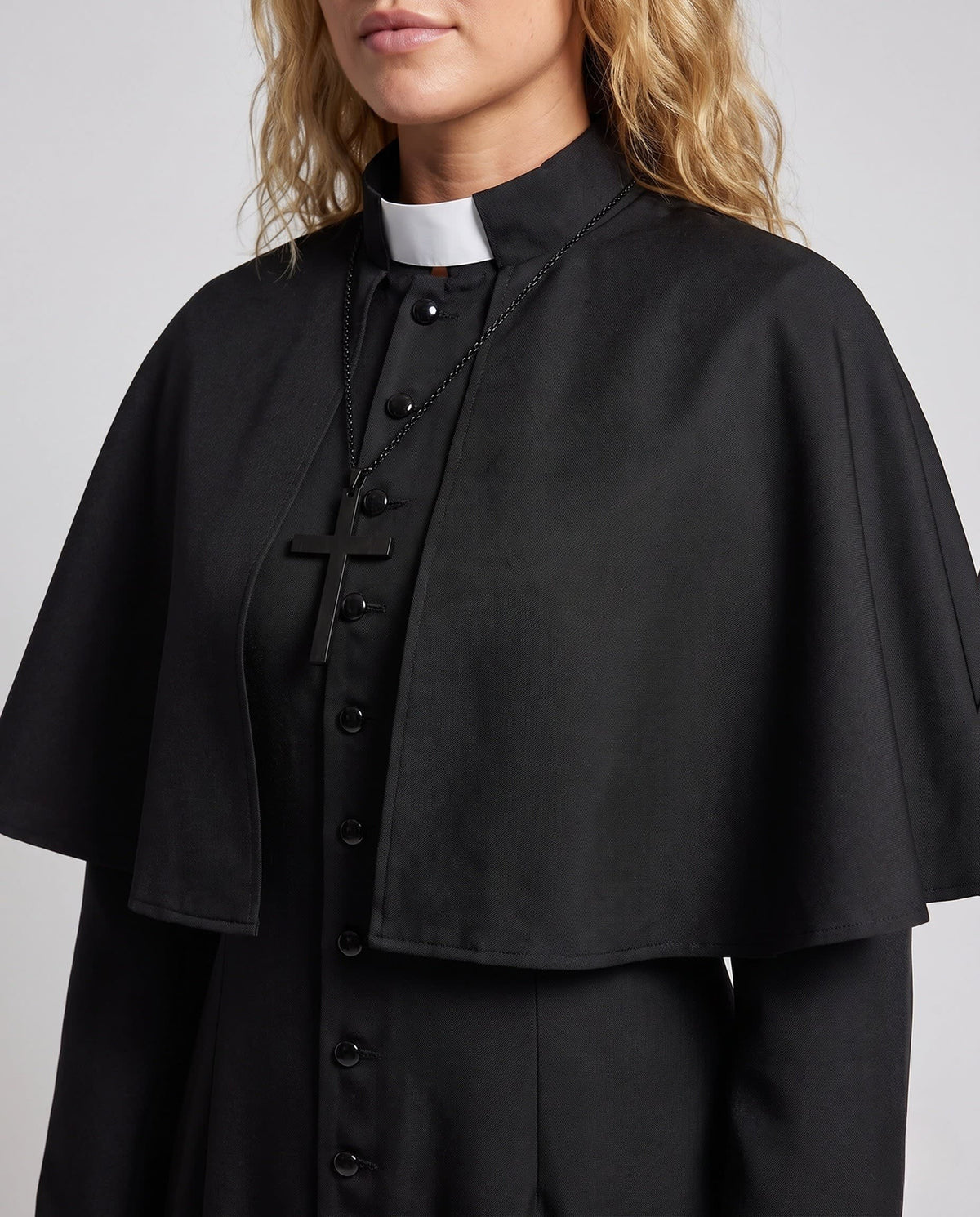 Women's Caped Priest Costume Dress | Jackie_2