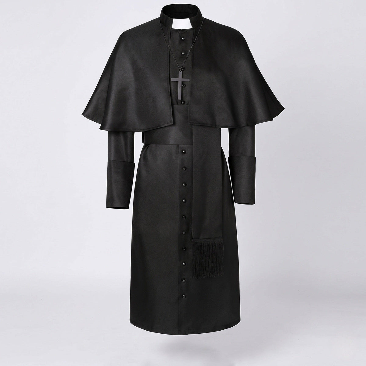 Women's Caped Priest Costume Dress | Jackie_4