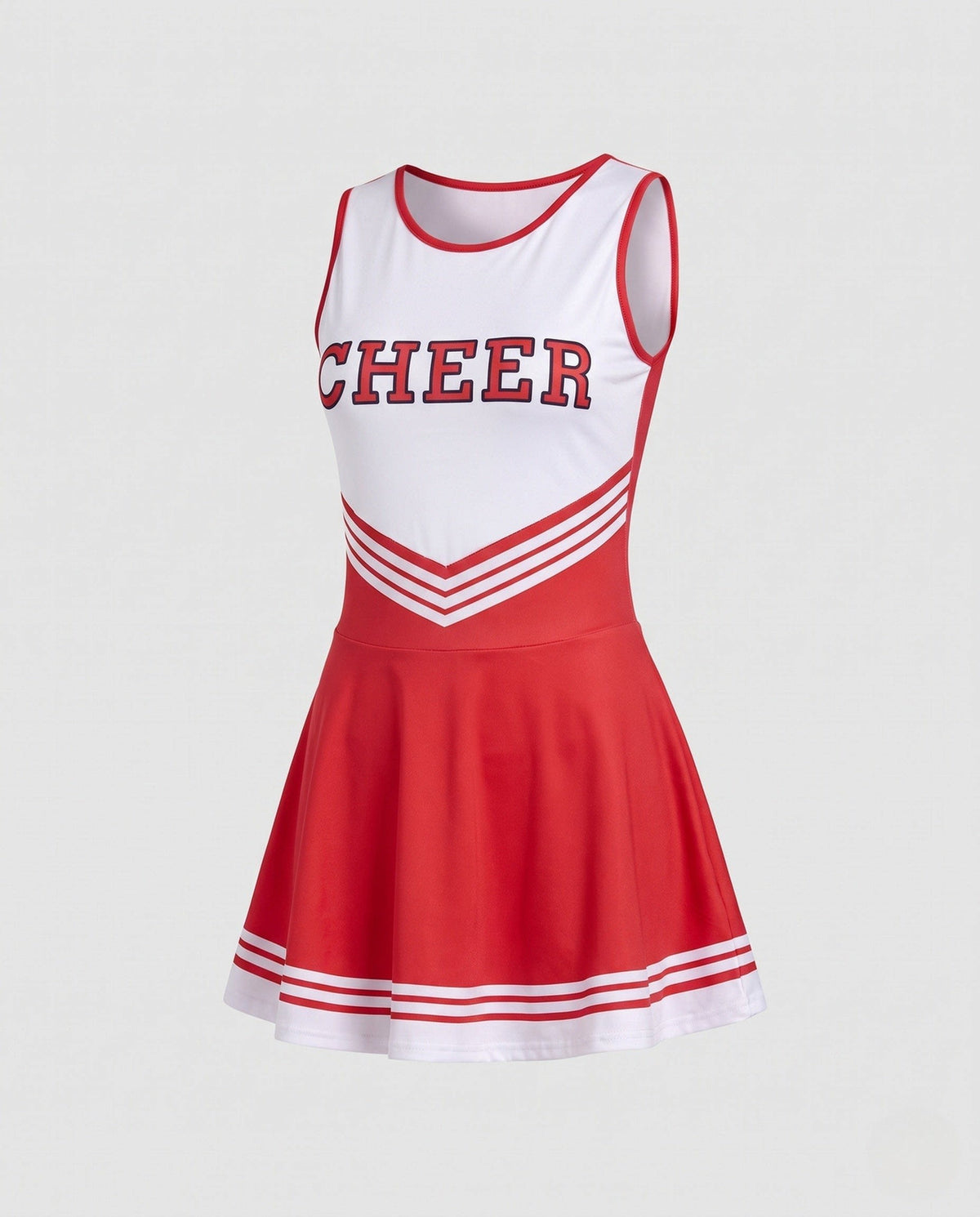 Women's Striped Cheerleader Costume Dress | Mirabel_5