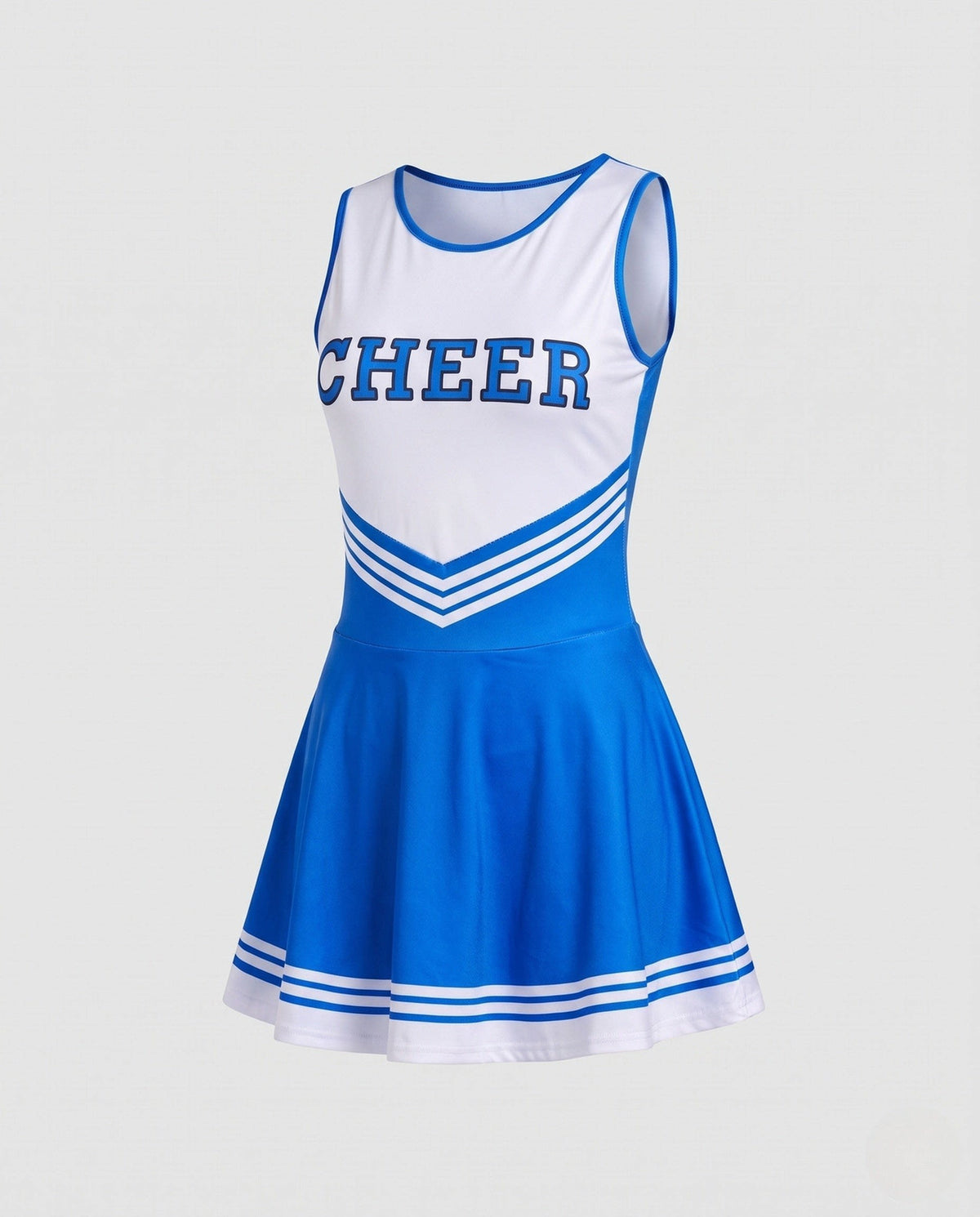 Women's Striped Cheerleader Costume Dress | Mirabel_7