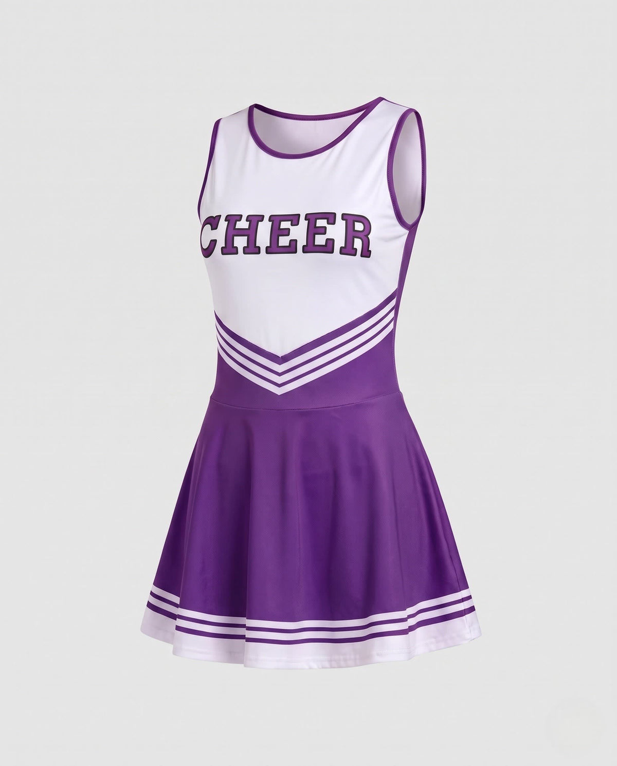Women's Striped Cheerleader Costume Dress | Mirabel_8