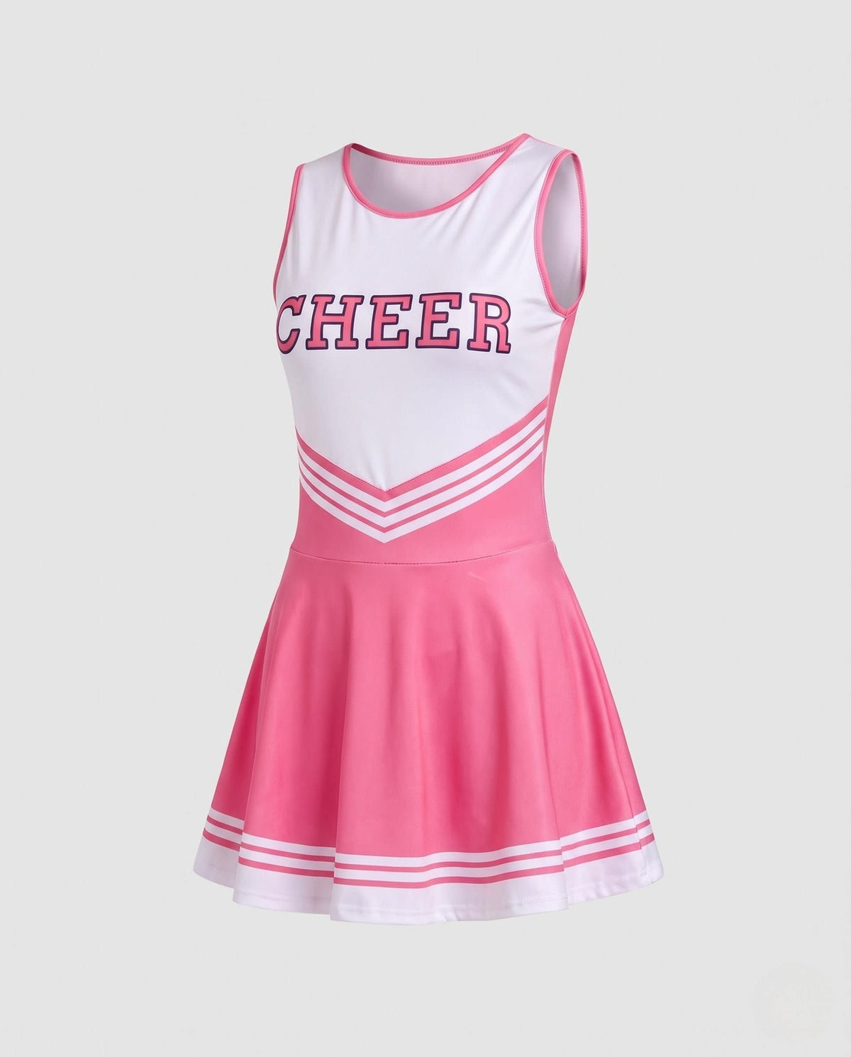 Women's Striped Cheerleader Costume Dress | Mirabel_9