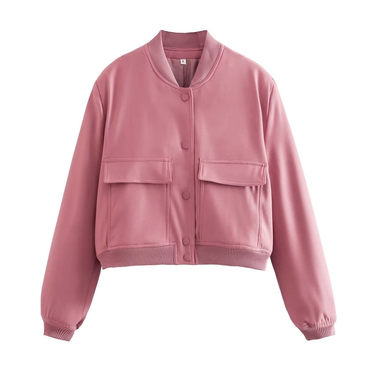 Women's Cropped Bomber Jacket | Dwynwen_9