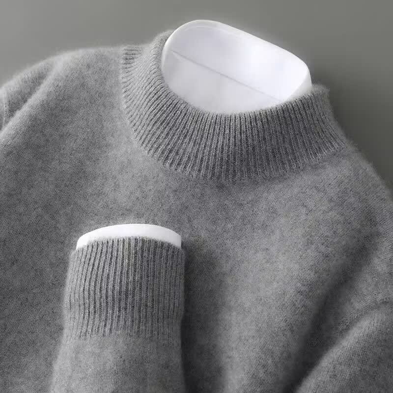 Women's Fine Knit Mock Neck Jumper | Simone_5