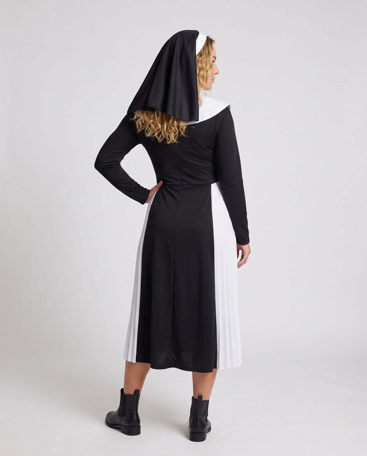 Women's Nun Costume Midi Dress | Donna_3