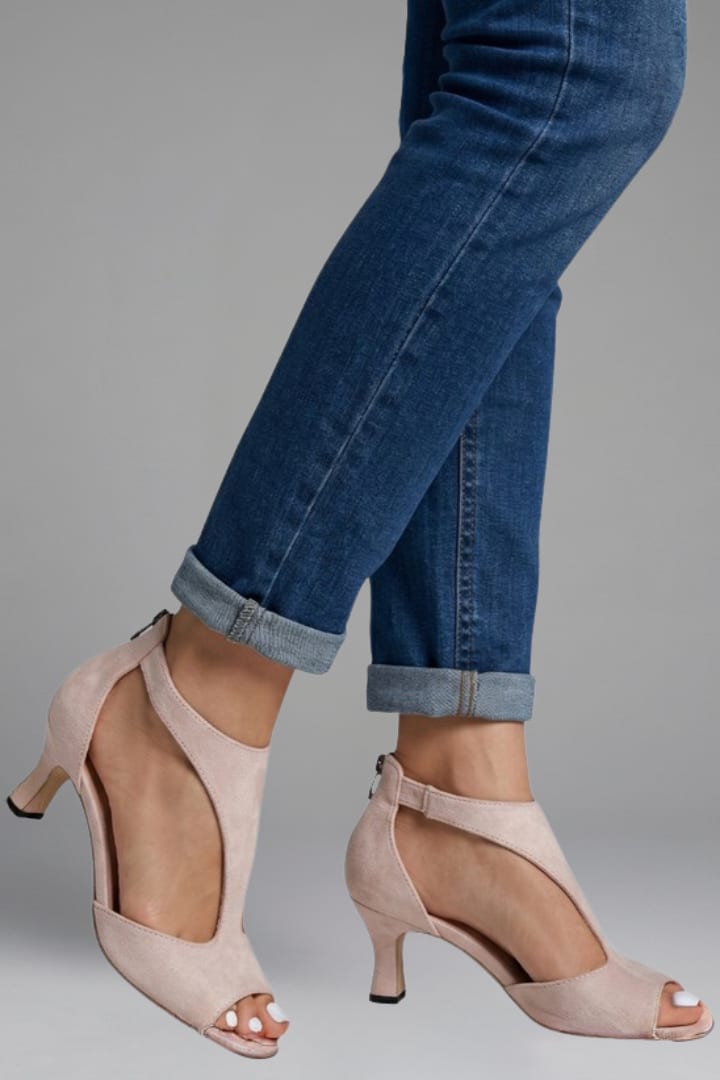Women's Cut Out Peep Toe Heels | Rosina_5