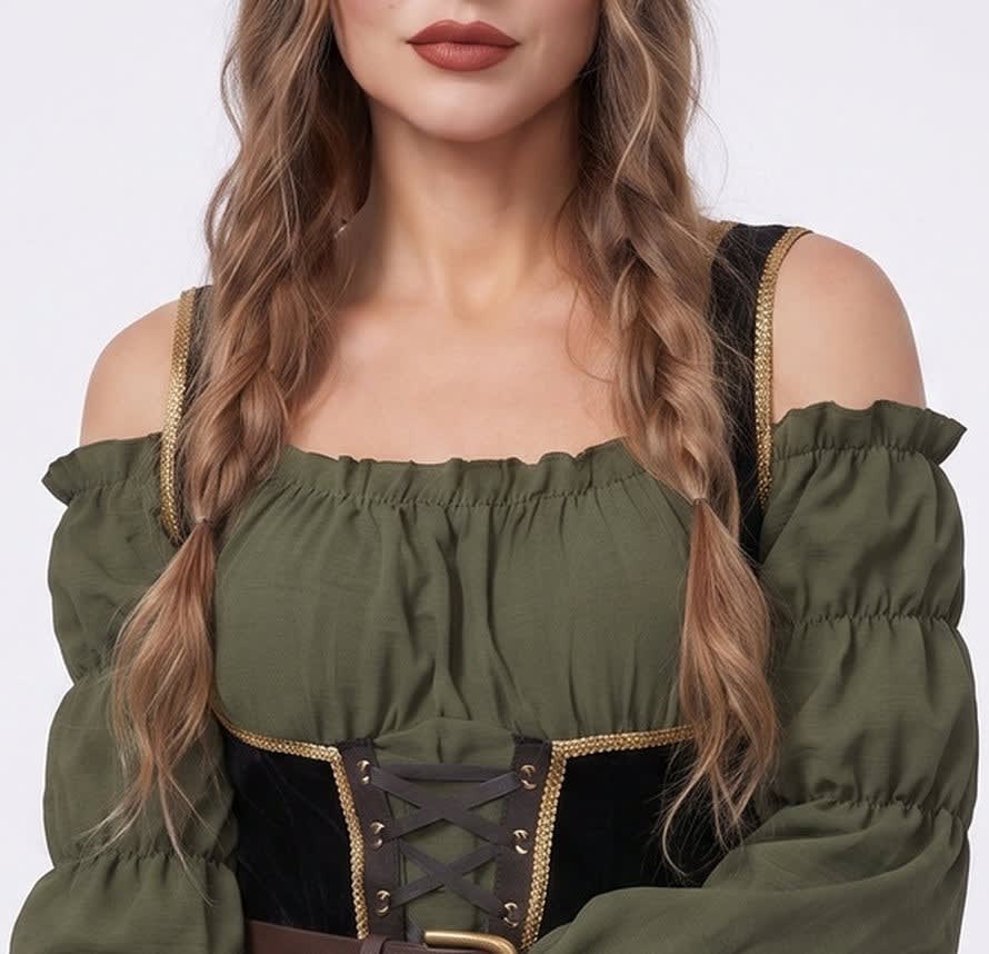 Women's Corset Pirate Costume Dress | Octavia_3