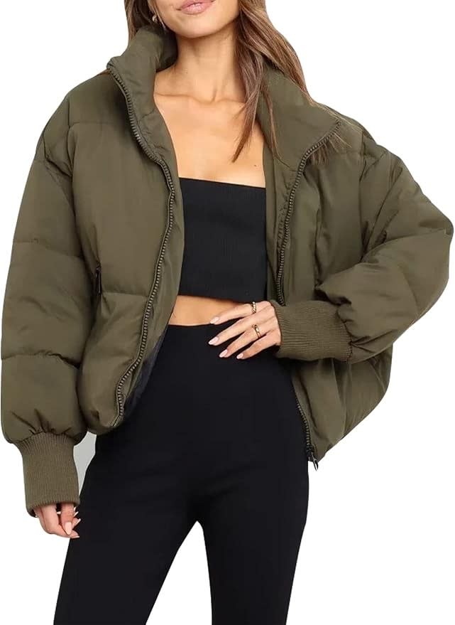 Women's Oversized Quilted Puffer Jacket | Tegan_10
