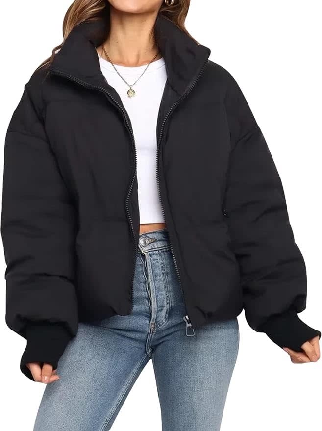 Women's Oversized Quilted Puffer Jacket | Tegan_9
