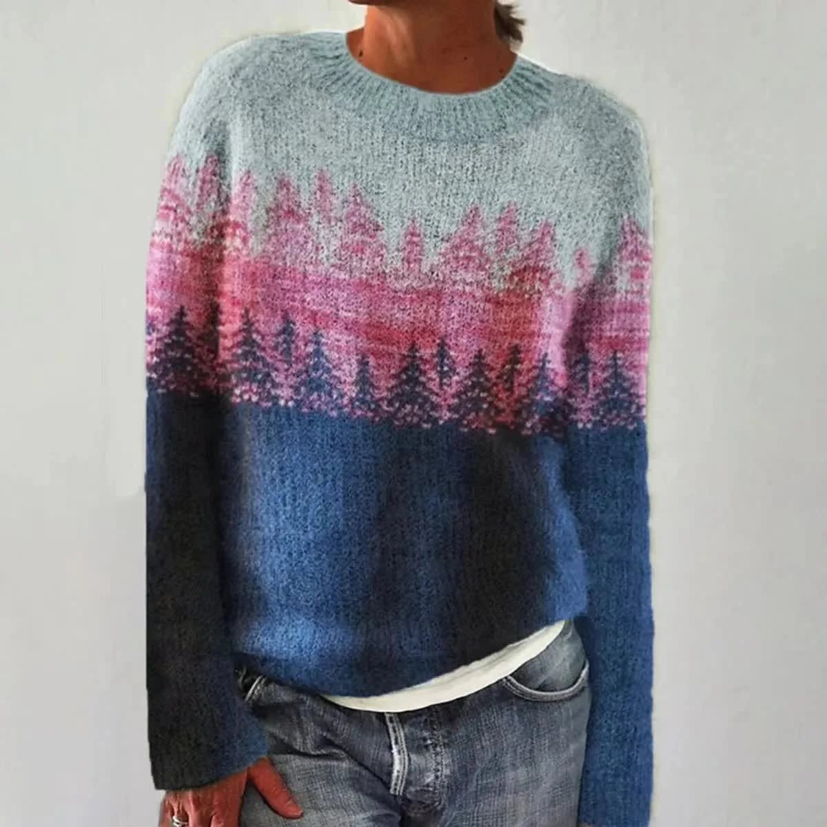 Women's Retro Chunky Knit Jumper | Queenie_10