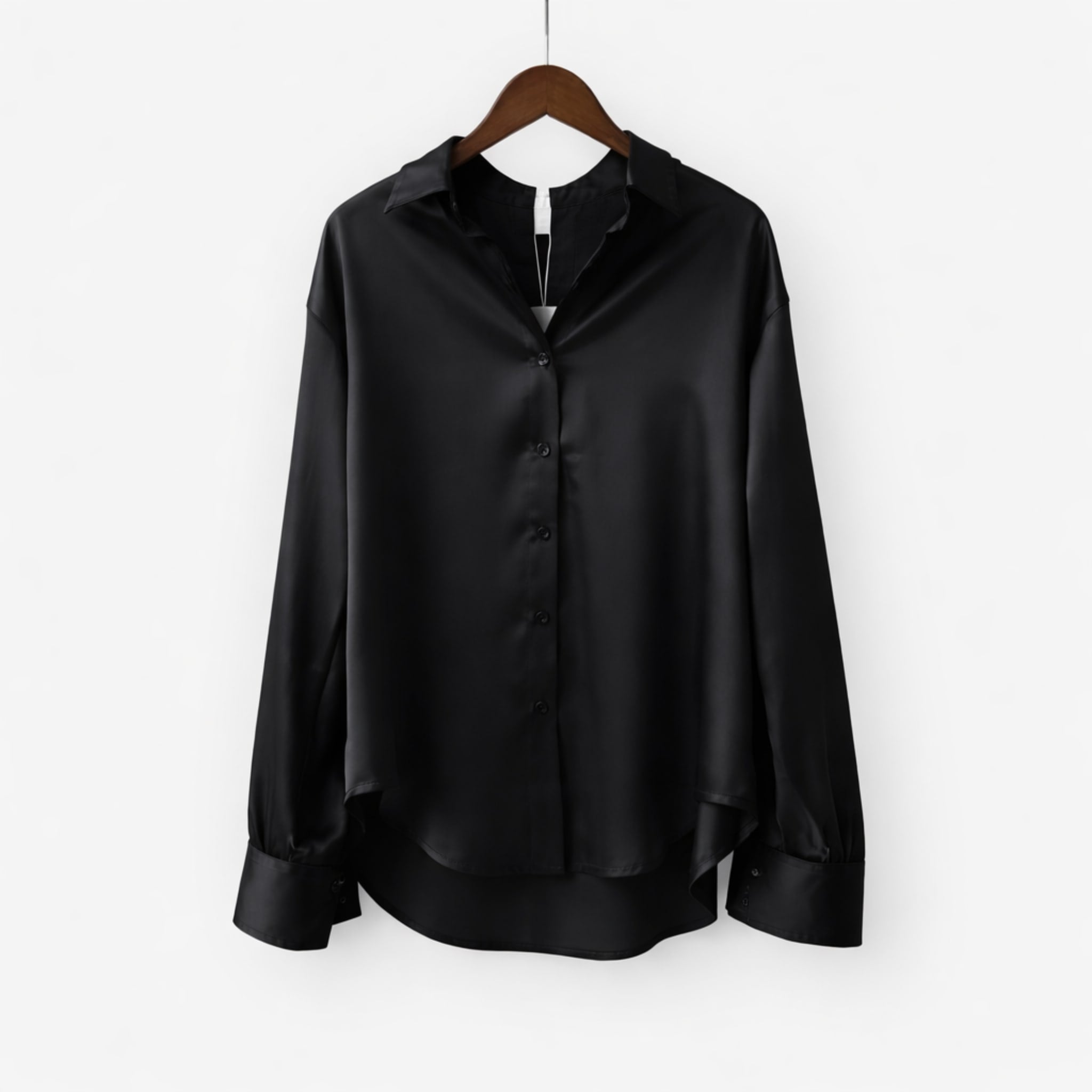 Women's Satin Relaxed Fit Blouse | Yolande_11