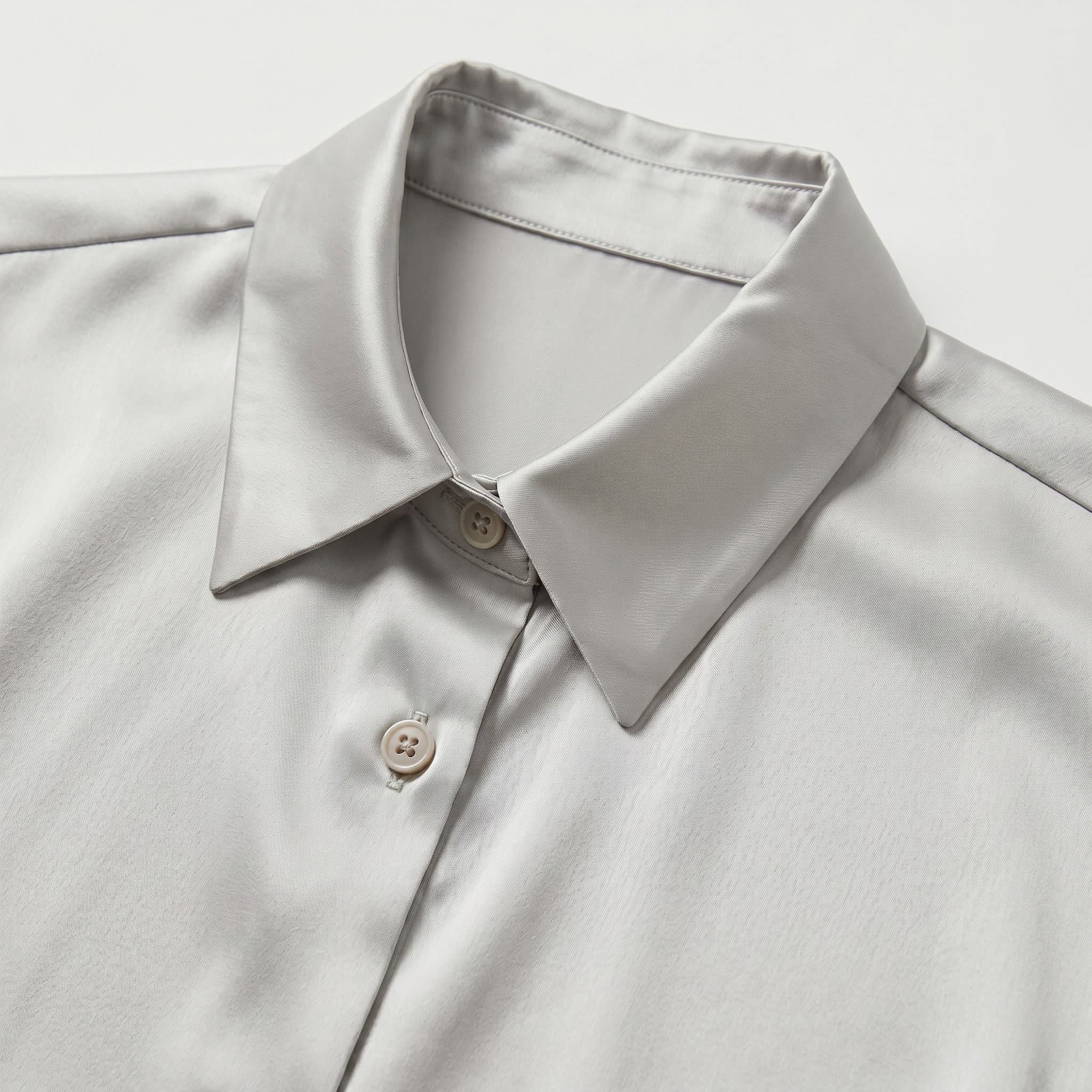 Women's Satin Relaxed Fit Blouse | Yolande_12