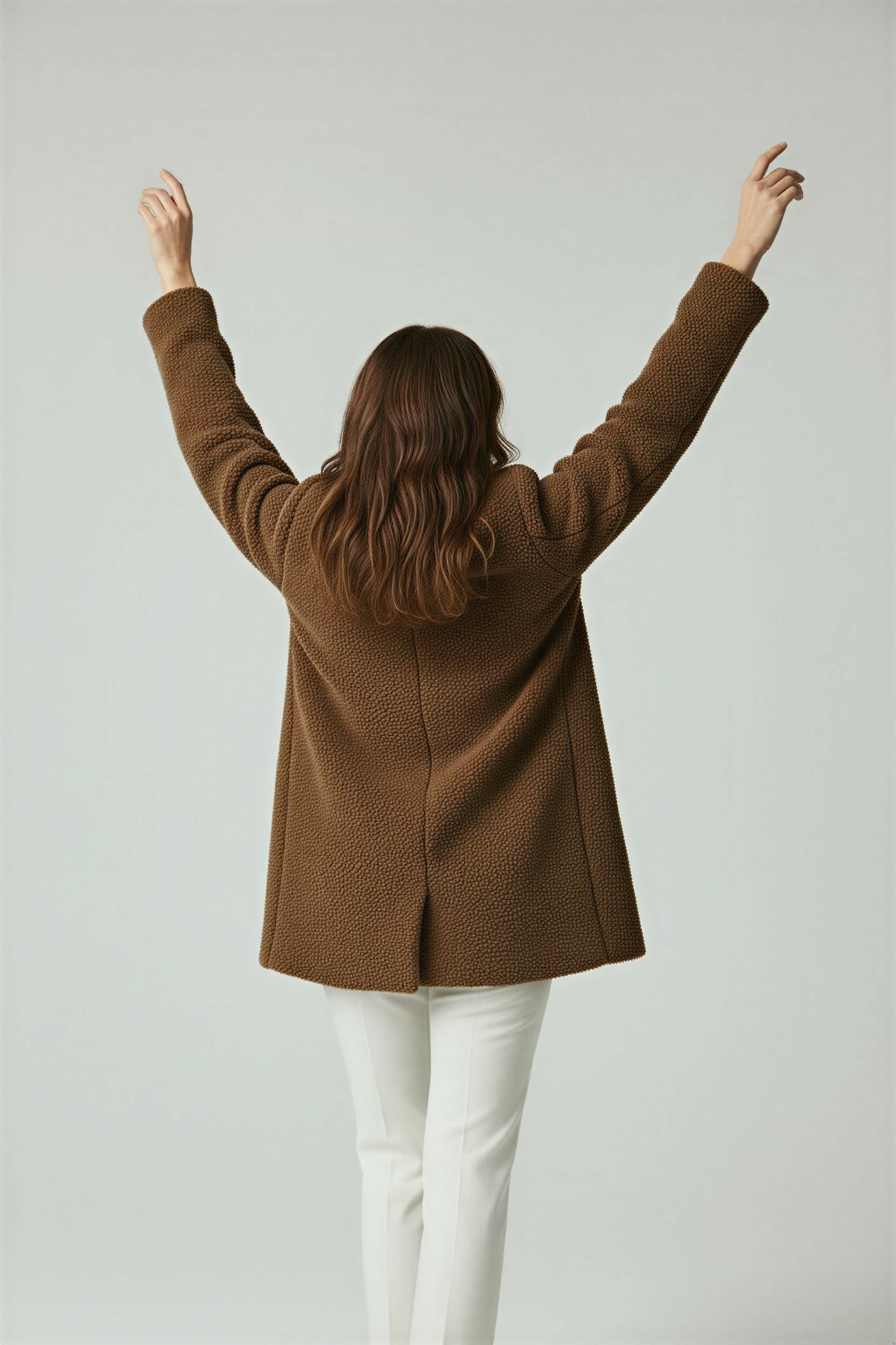 Women's Oversized Sherpa Teddy Coat | Holly_12
