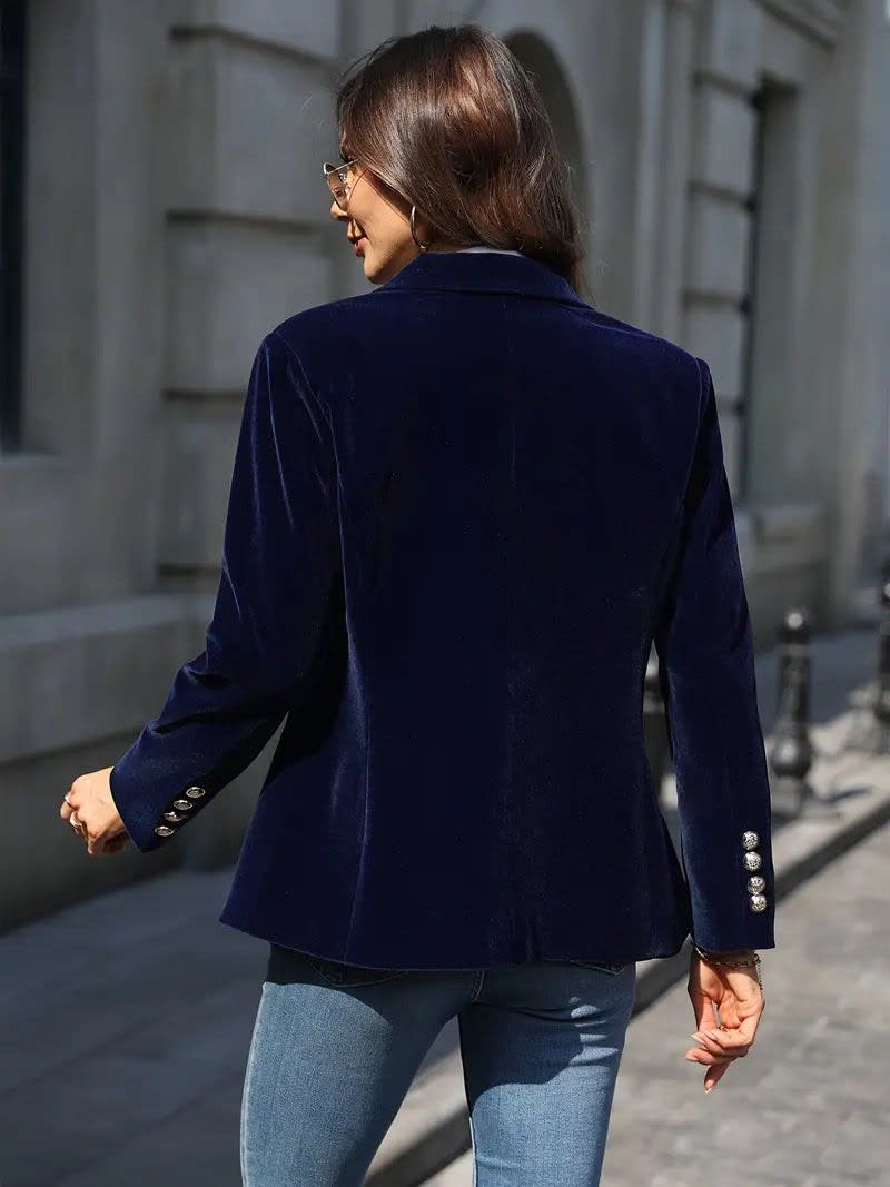 Women's Single Breasted One Button Blazer | Samantha_6