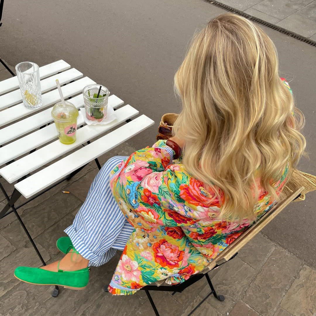 Women's Quilted Floral Jacket | Ceridwen_6