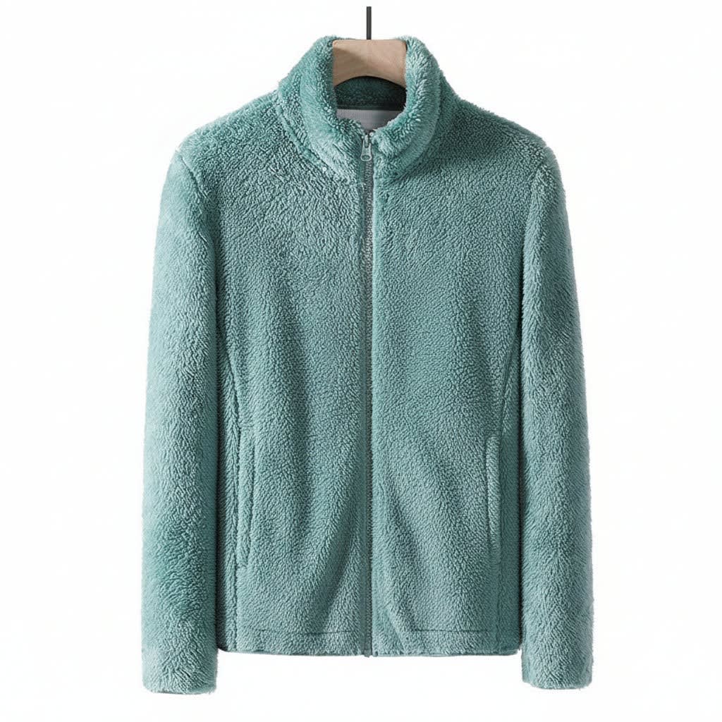 Women's Teddy Fleece Zip Jacket | Meinir_12